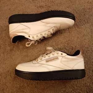 Reebok Cardi B Club C Double Women Size 9 Tennis Shoes White 2020 H69078 PRE-OWN